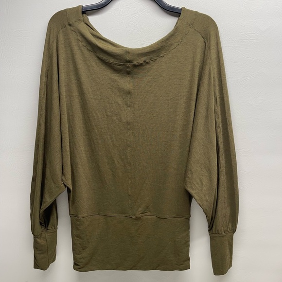 Free people movement long sleeves top size S green - Picture 2 of 6